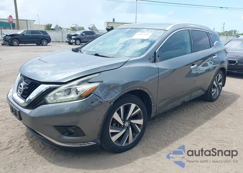 2015 Nissan Murano Platinum from USA, damaged, VIN 5N1AZ2MH2FN248246